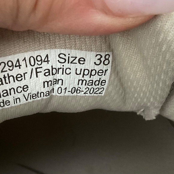 Dansko Henrietta Grey Sneaker Size 38 - Picture 6 of 6